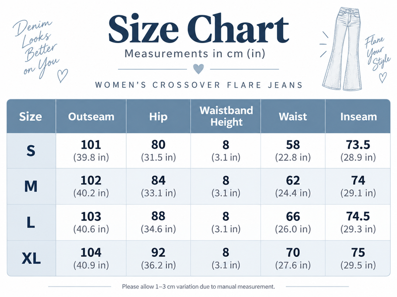 GARMENT MEASUREMENTS