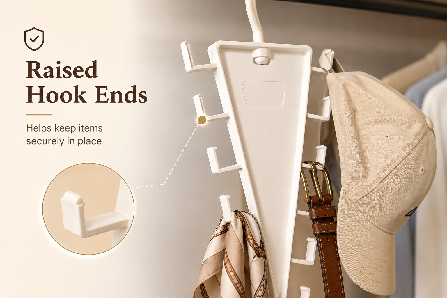 Raised Hook Ends