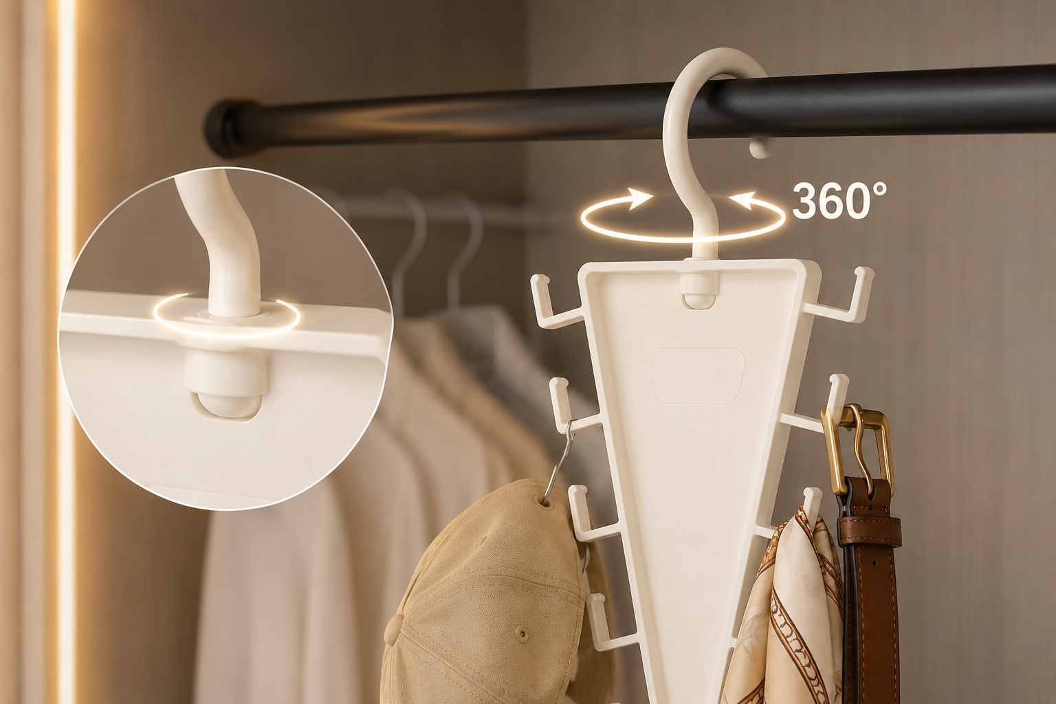 360° Rotating Top Hook