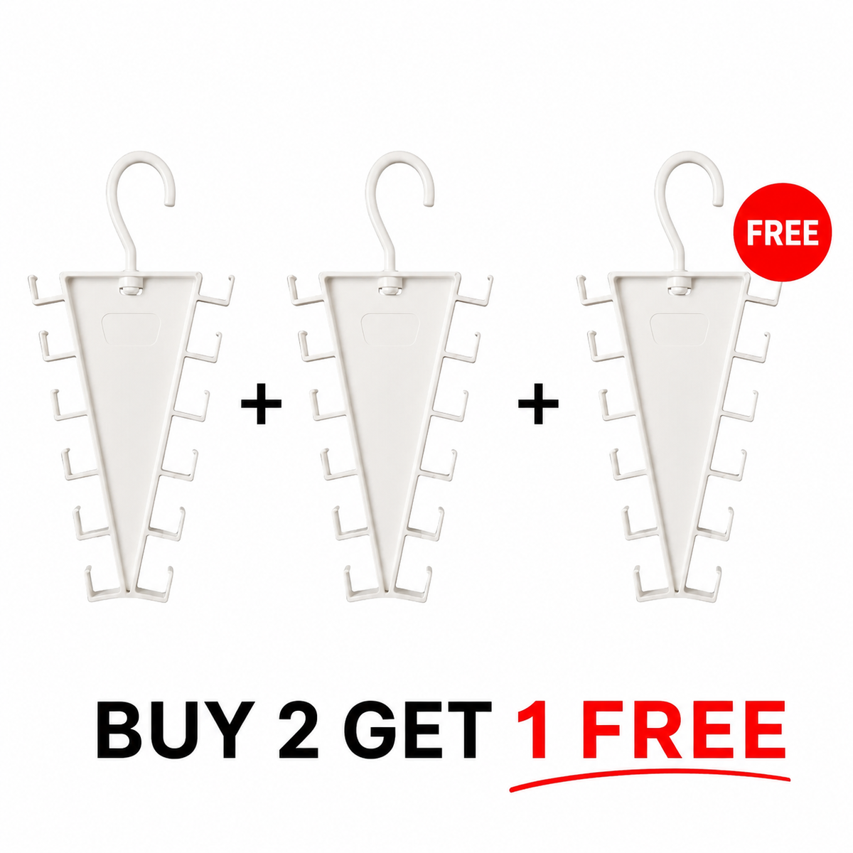 12 Hooks 360 Rotating Closet Organizer Hanger V-Shaped Storage Hanger