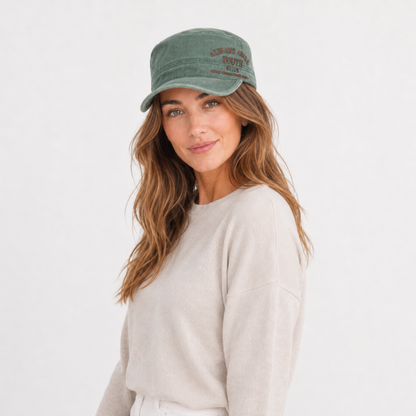 Always Awake Youth 1995 Washed Military Cap — Adjustable, Unisex, 7 Colors