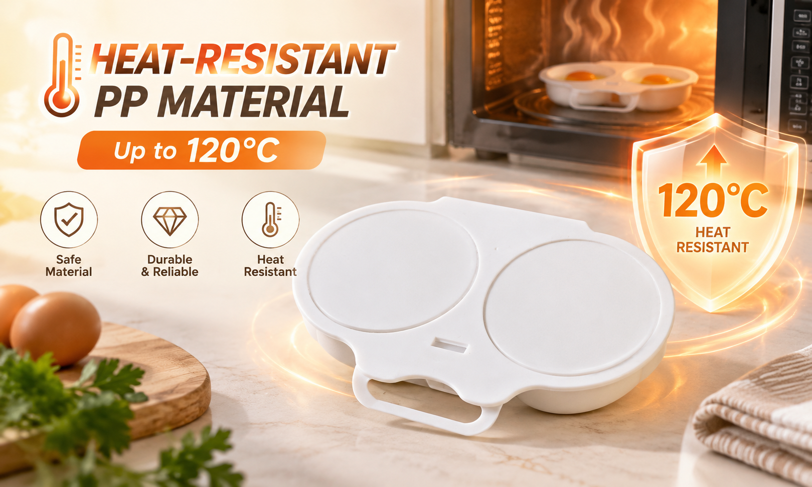 Heat-Resistant up to 120°C