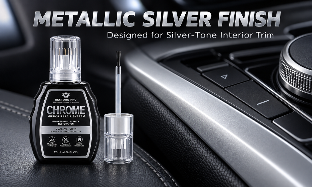 Metallic Silver Finish