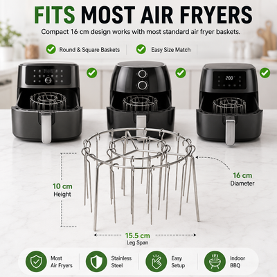 Our 24-Skewer Air Fryer Kebab Rack