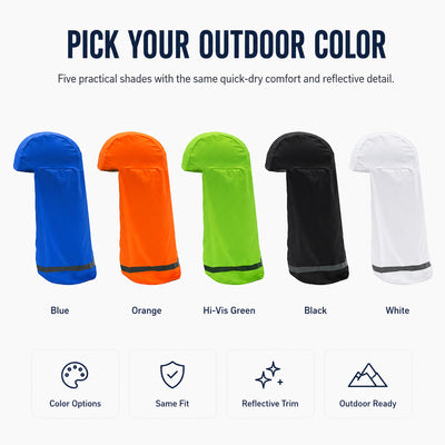 Reflective Helmet Neck Shade