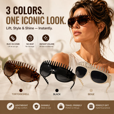 2-in-1 Comb Headband Sunglasses