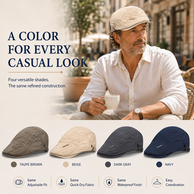 Classic British flat cap