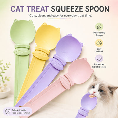Cat Treat Squeeze Spoon