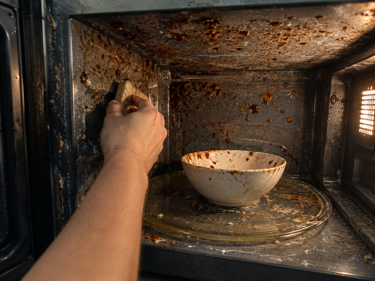 📦 Splattered Food, Tight Spaces