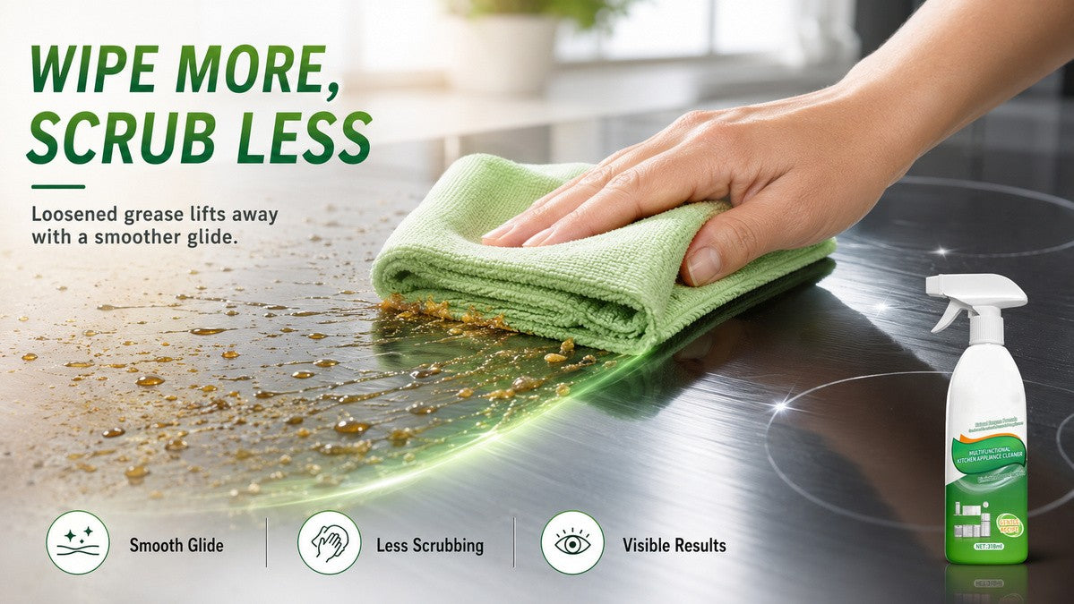 Wiping, Less Scrubbing