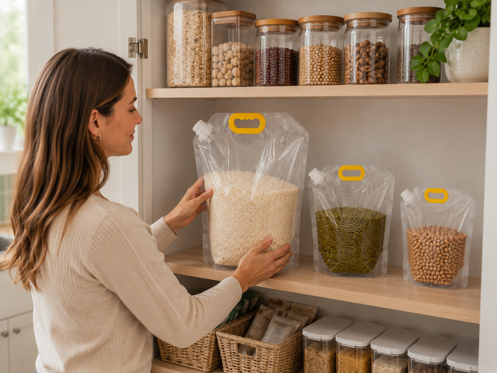 Organized storage—neat and attractive.