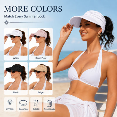 UPF 50+ Visor Hat