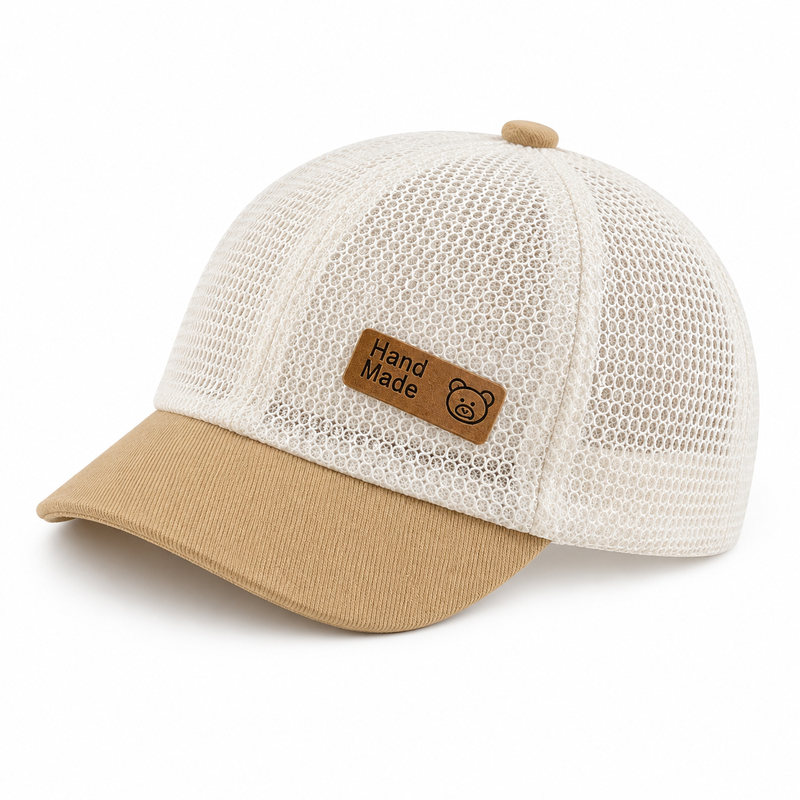 Cute bear hat-Khaki
