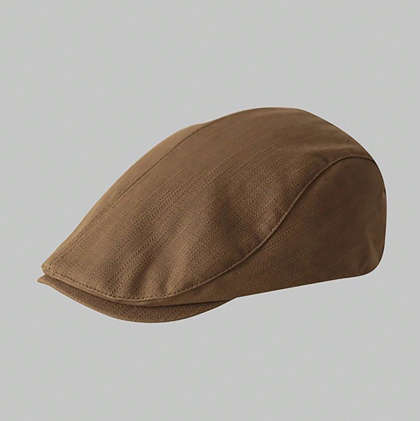 Vintage Linen Blend Ivy Flat Cap, Women Breathable Cabbie Newsboy Hat for Casual Daily Outfit
