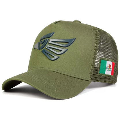 Unisex Eagle Label Breathable Mesh Sunscreen Baseball Cap