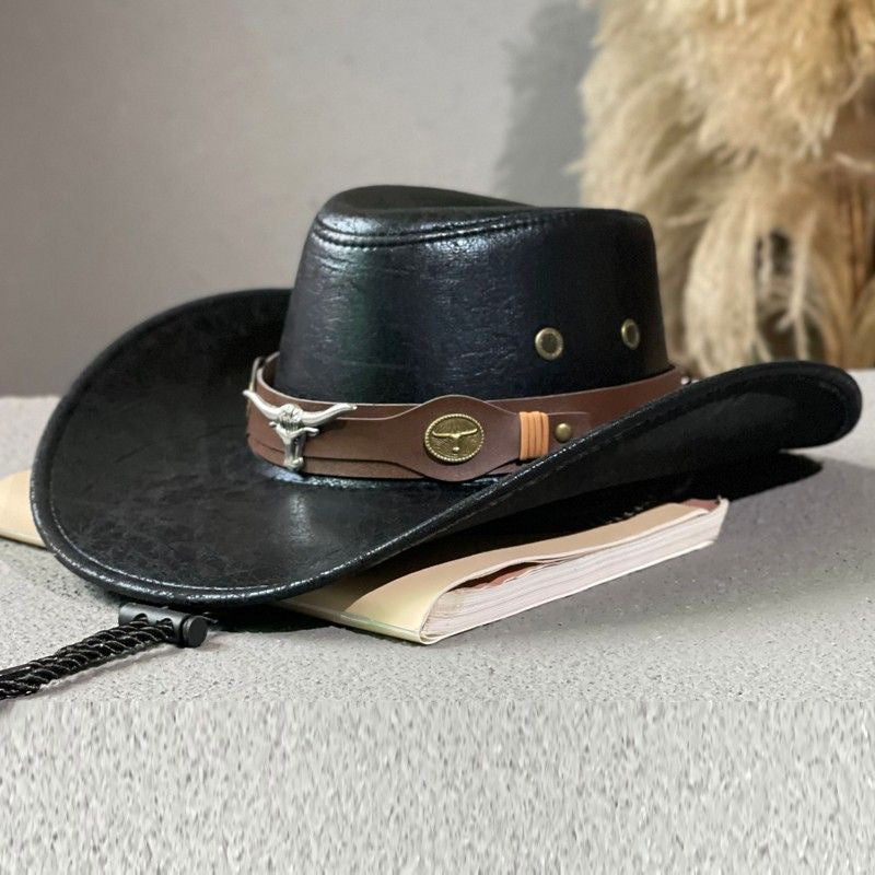 ⚫black-Classic Outlaw Western Style