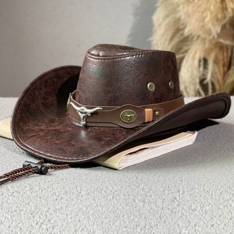 🤎brown-Vintage Rustic Western Style