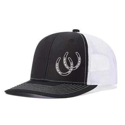 Western Horseshoe Trucker Cap | 11 Colors Available Unisex Mesh Snapback Hat