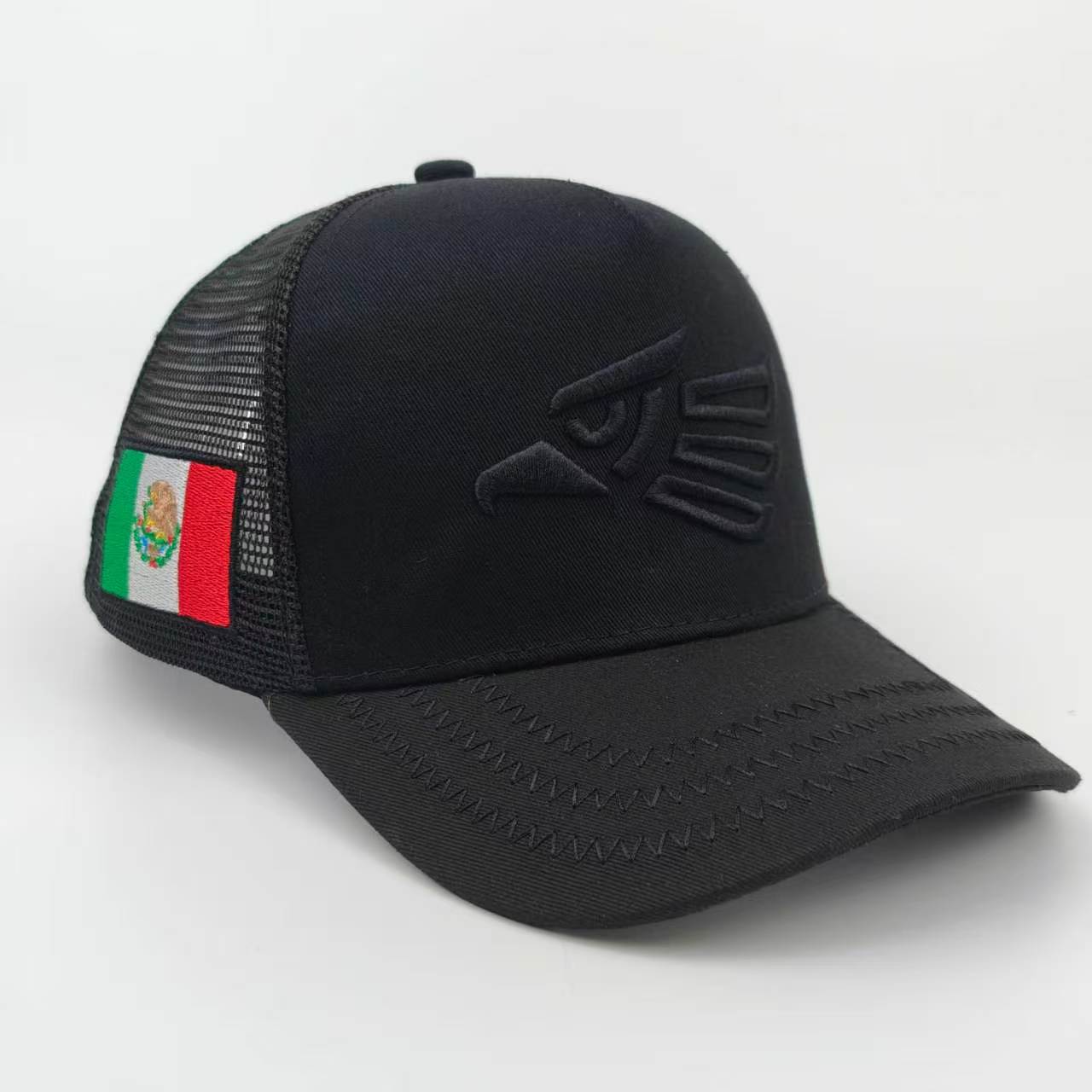 Funny Golf Trucker Hat for Men – American Flag Patch, Breathable Mesh Adjustable Snapback Cap