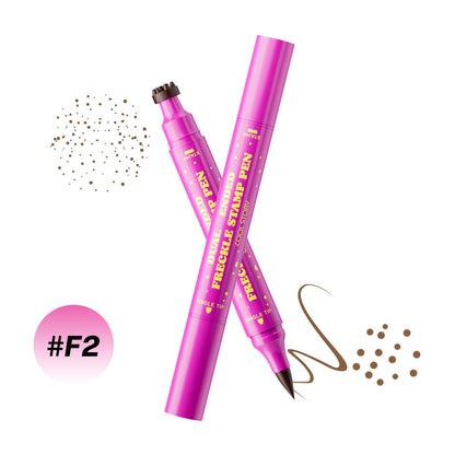 2-in-1 Long-Lasting Waterproof Faux Freckle Stamp & Fine Tip Pen - Natural-looking