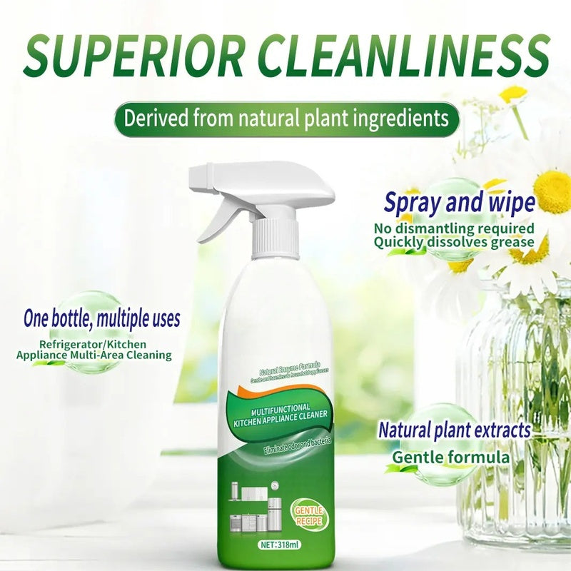 Natural Enzyme Kitchen Cleaner – Fast Grease Removal for Everyday Kitchen Cleaning, 318ml