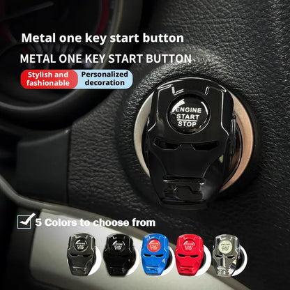 Rotating Mecha Car Start Button Cover