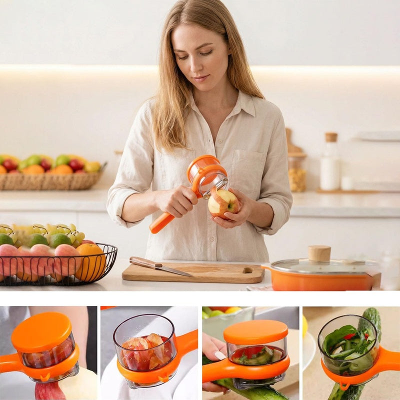 Upgrade Vegetable Peeler with Built-in Collection Container