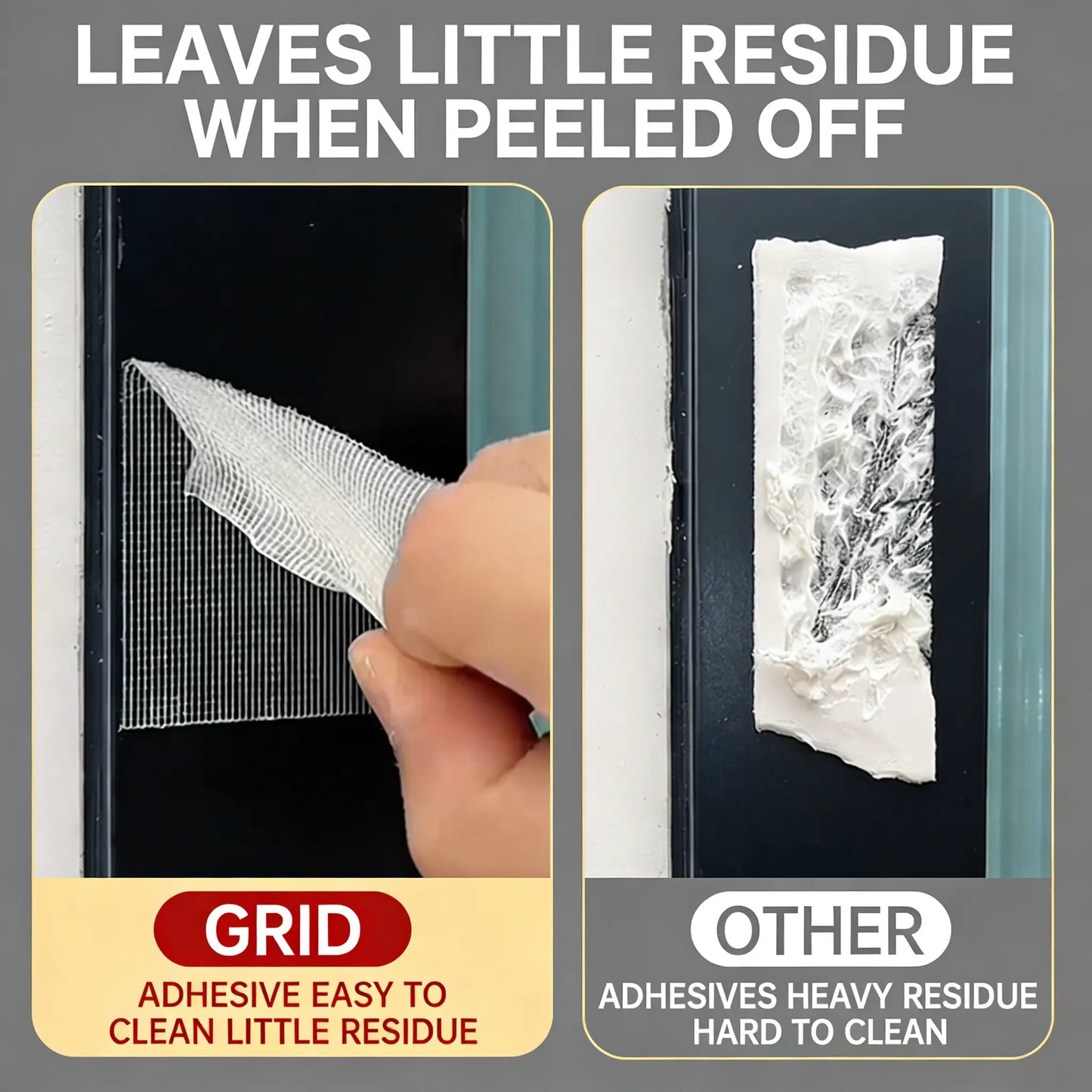 Heavy-Duty Double-Sided Tape – Waterproof, Removable & No Residue