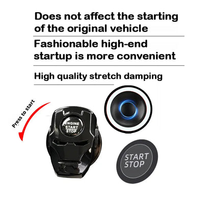Rotating Mecha Car Start Button Cover