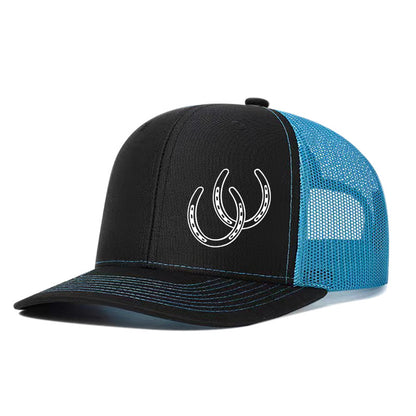 Western Horseshoe Trucker Cap | 11 Colors Available Unisex Mesh Snapback Hat