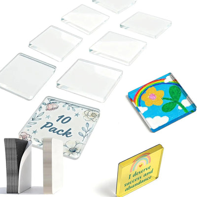 Clear Acrylic Photo Magnet
