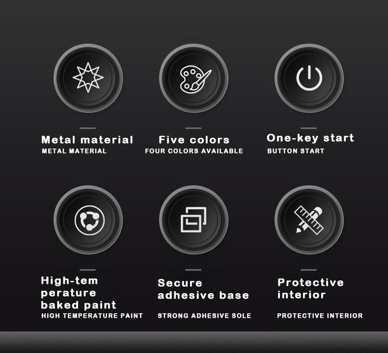 Rotating Mecha Car Start Button Cover