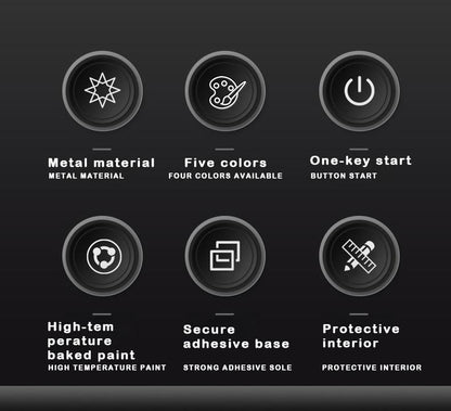 Rotating Mecha Car Start Button Cover