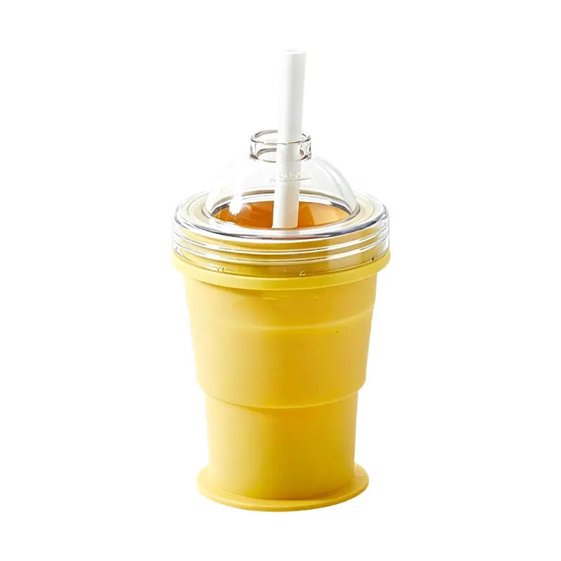 Collapsible Silicone Ice Cup – Reusable Ice Mold & Whiskey Ice Ball Maker