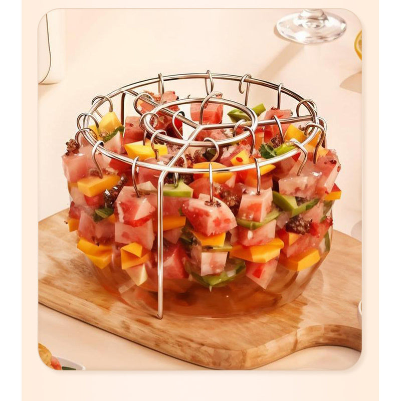 Air fryer grill rack [with 24-pin OPP connector]