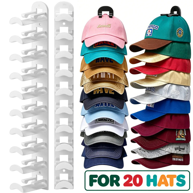 White(Can hold 20 hats.)
