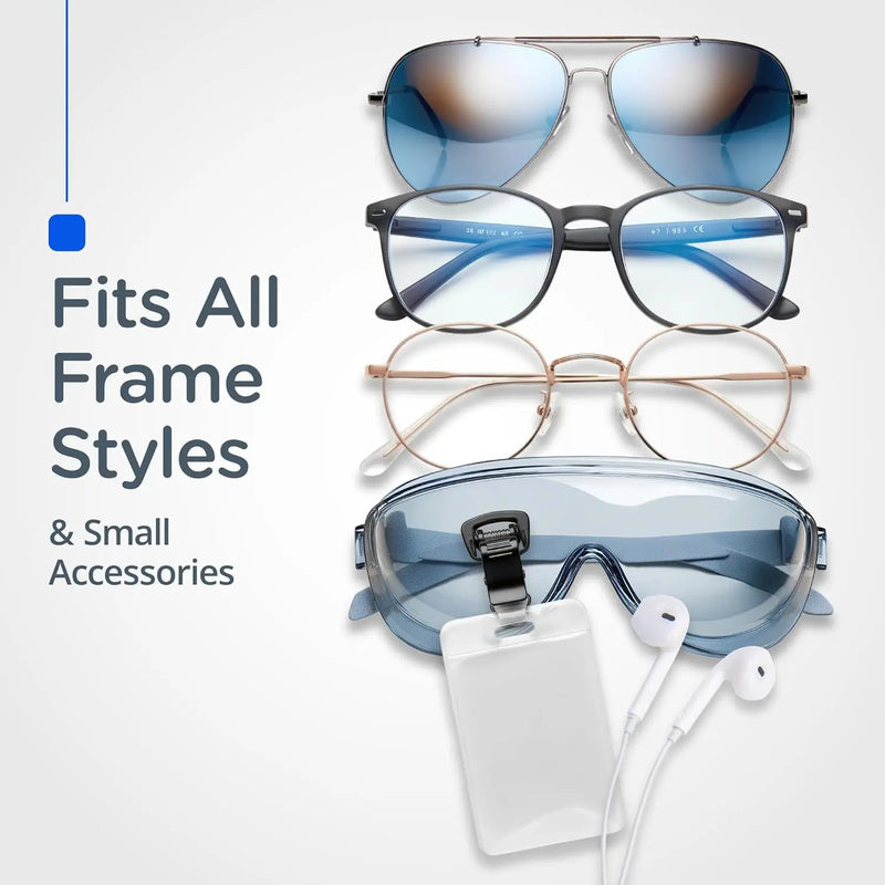 2PCS Magnetic Glasses Holder – Strong Magnetic Hold for All Eyeglass Frames