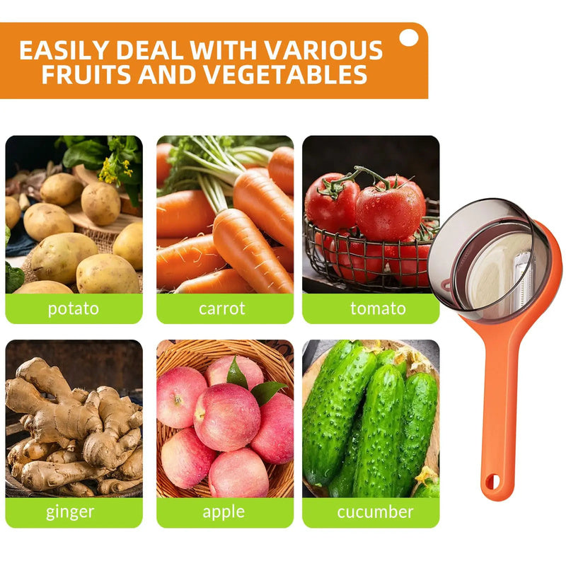Upgrade Vegetable Peeler with Built-in Collection Container
