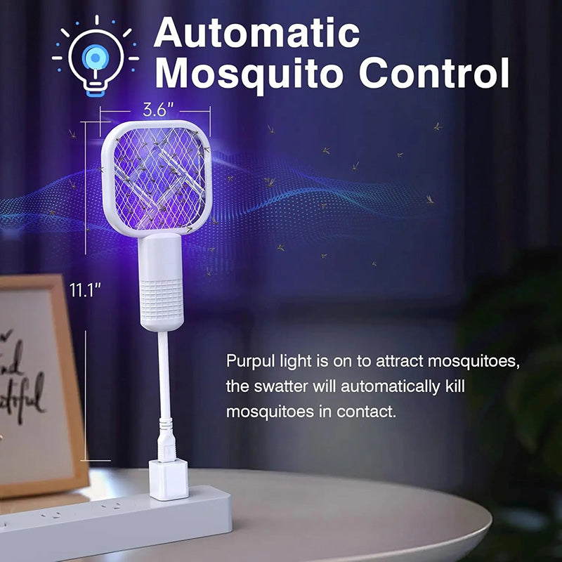 2-in-1 UV Mosquito Swatter Lamp