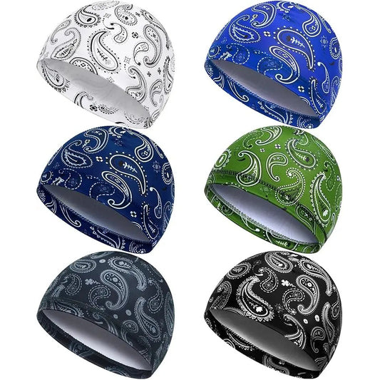 Sweat-Wicking Cooling Skull Cap Helmet Liner