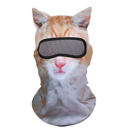 Animal Print Mesh Balaclava | Lightweight Summer Riding Hood