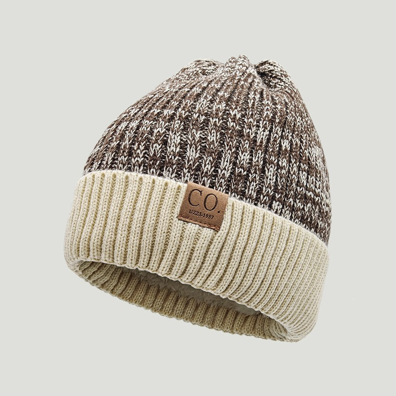 ❄️ Fleece-Lined Winter Beanie | Cozy Ribbed Knit Hat