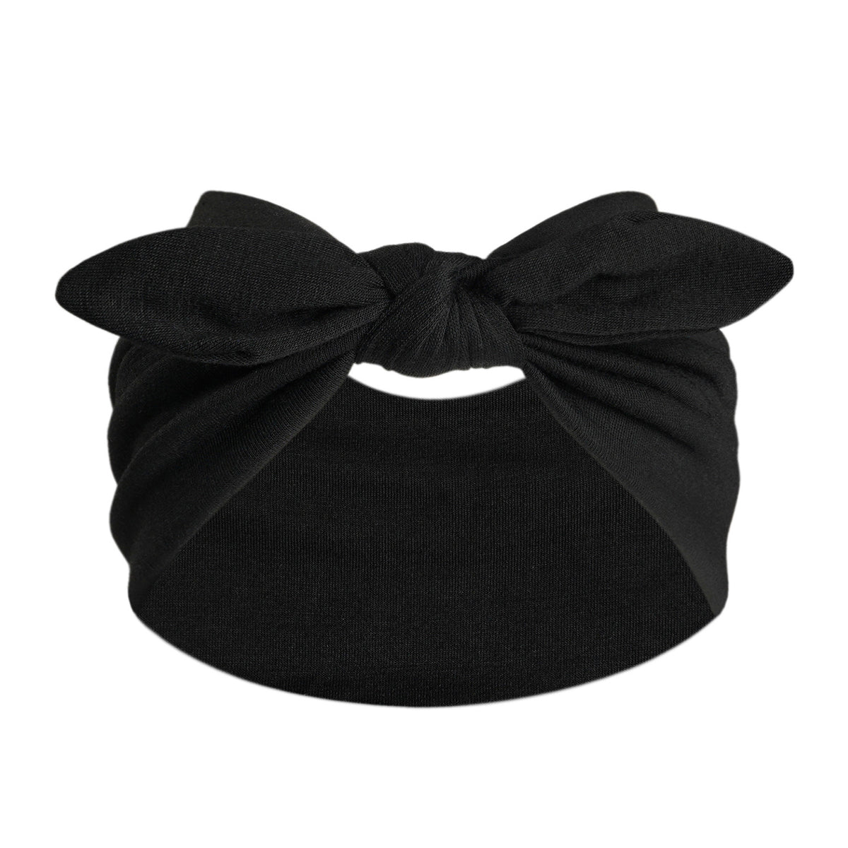 Women's Wide Bunny Bow Headband | Soft Stretch Hair Band