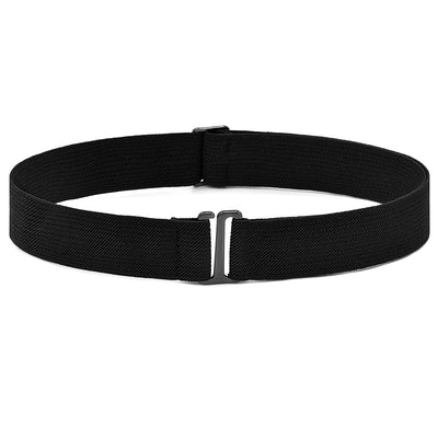Flat Buckle Elastic Stretch Belt