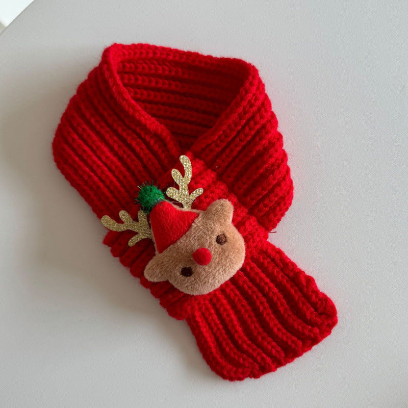 🎄 Christmas Knit Pet Scarf for Cats & Dogs | Cute Holiday Neckwear