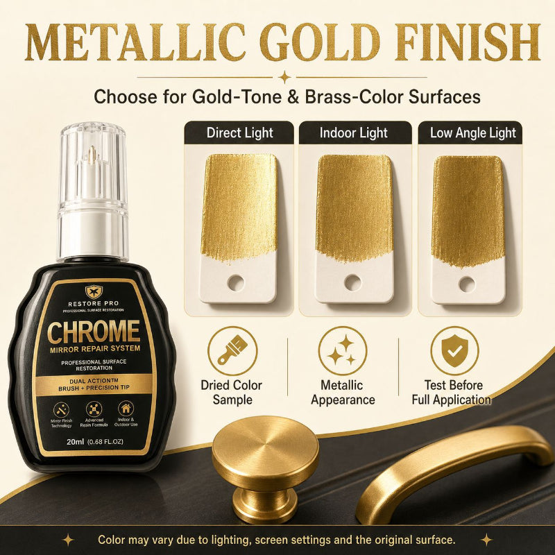 Chrome Metallic Touch Up Repair Pen Dual Tip Scratch Remover