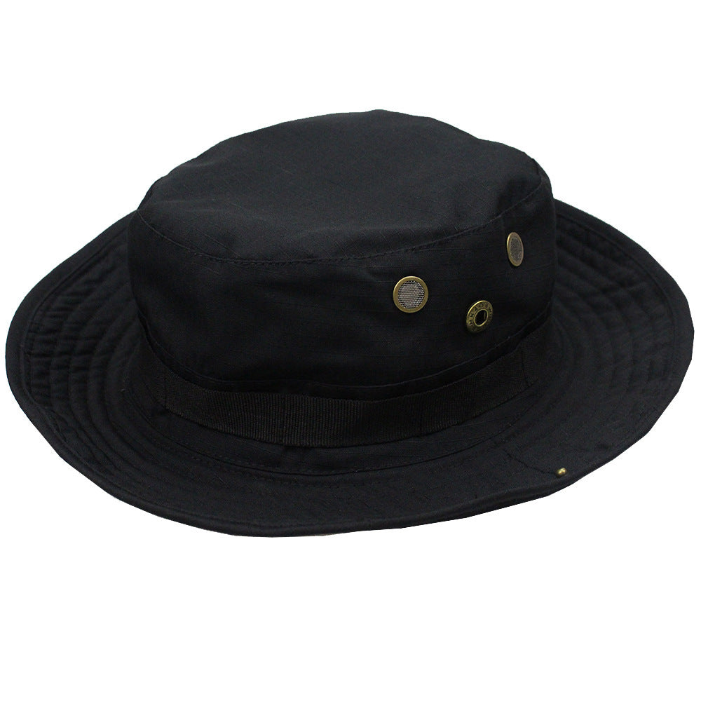 Men's Outdoor Boonie Sun Hat — 360° Shade, Ventilation Eyelets, 8 Colors