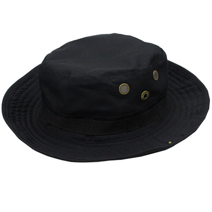Men's Outdoor Boonie Sun Hat — 360° Shade, Ventilation Eyelets, 8 Colors