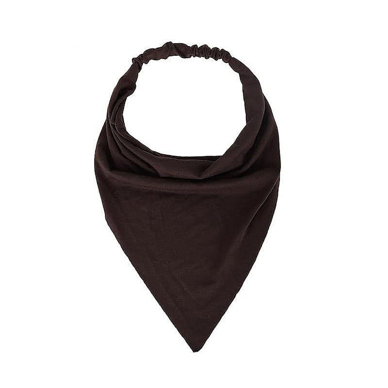 Elastic Back Triangle Hair Scarf for Women