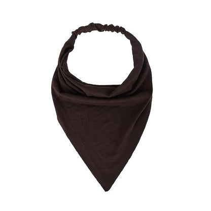 Elastic Back Triangle Hair Scarf for Women